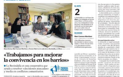 La Bezindalla en el Heraldo de Aragón