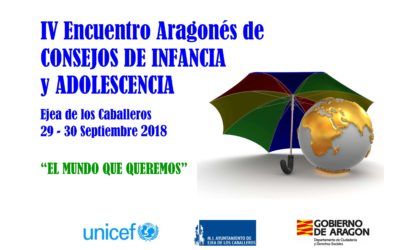 IV Encuentro Aragonés de Consejos de Infancia y Adolescencia, Ejea de los Caballeros 2018